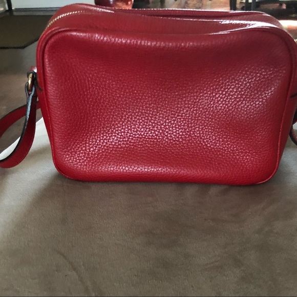 Red leather authentic Gucci bag - Picture 2 of 2